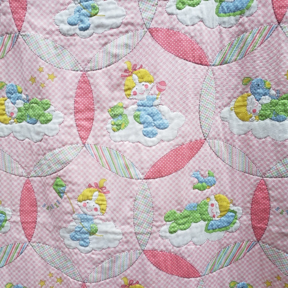 Handmade Baby Blanket / Quilt - Little Girl